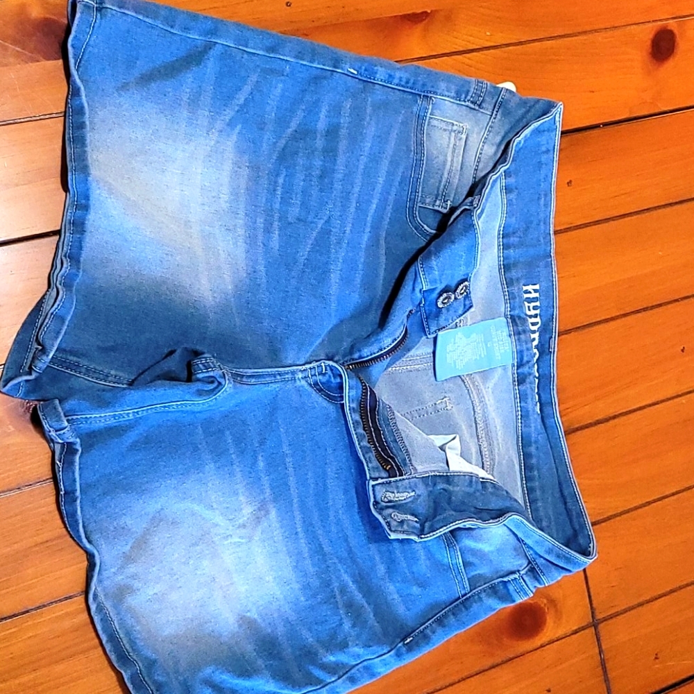 Hydraulic Denim Shorts